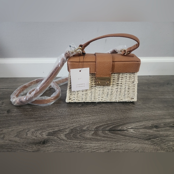LC Lauren Conrad Handbags - LC Lauren Conrad wicker crossbody bag NWT